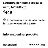 letto a soppalco ikea 