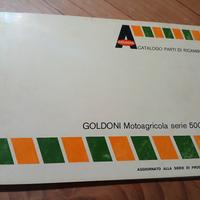 Libretto ricambi Goldoni motoagricola serie 500 RT