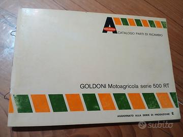 Libretto ricambi Goldoni motoagricola serie 500 RT