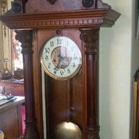 Orologio pendolo stile umbertino fine 800
