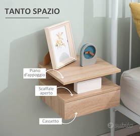 Comodino da parete Westwing Ashlan