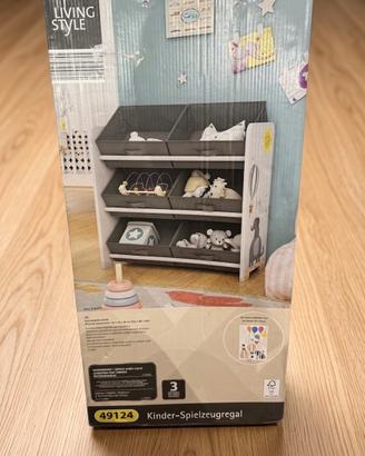 Living Style Children's Toy Storage Rack / Shelf