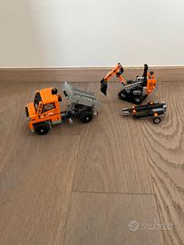 Camion Lego Technic set 2-1 comioncino+escavatore