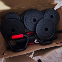 manubri, kettlebell, bilanciere 40kg