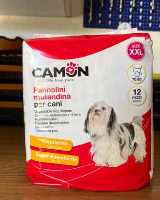 9 confezioni pannolini cane Camon XXL
