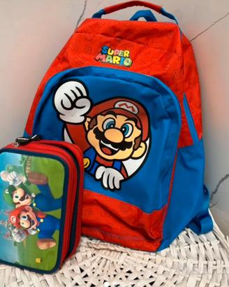 Zaino e astuccio Super Mario