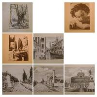 11 serigrafie su seta dell' artista G. M. D' Amico