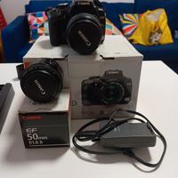 Canon 400d + Canon EF 50 mm f 1.8