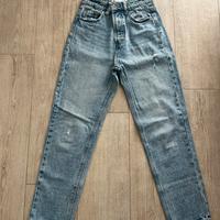 Jeans donna Stradivarius straight mom tg. 34