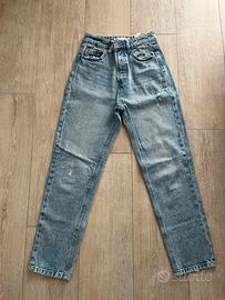 Jeans donna Stradivarius straight mom tg. 34