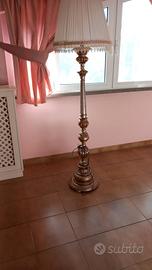 piantana da terra jn legno dipinto