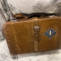 Portapacchi e valigia vintage