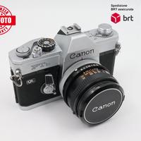 Canon FTb QL Silver + Canon FD 50 F1.8