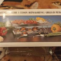 Grill da tavolo in pietra ollare 