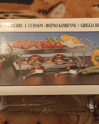Grill da tavolo in pietra ollare 