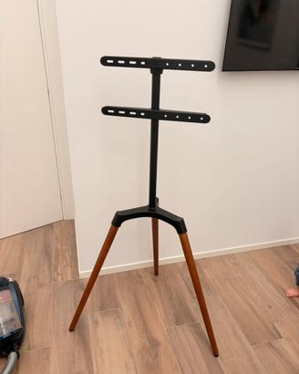 Cavalletto porta tv legno metallo