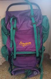 zaino da trekking+ luce per testa...