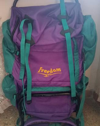 zaino da trekking+ luce per testa...