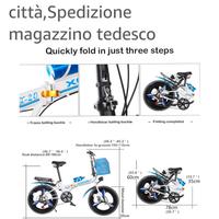 bici  elettrica pieghevole 14 pollici DYU 
