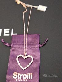 #collana #cuore #strass