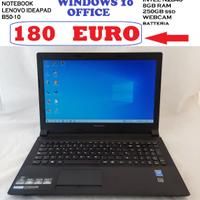 Computer portatile NOTEBOOK LENOVO 8 gb windows 10