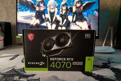 MSI GeForce rtx 4070 super 12G ventus 2x oc