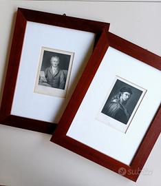 Stampe ad incisione di Daniel John Pound  cornice