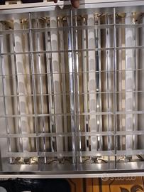 lampada al neon 60x60 controsoffitto 