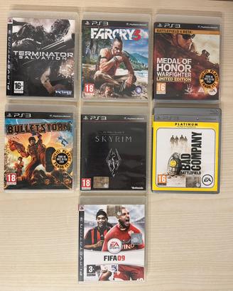 Lotto o singoli giochi per PlayStation 3 Originali
