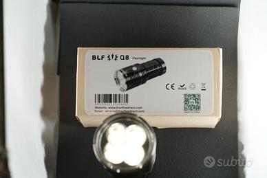 Torcia BLF Q8 con scatola like new