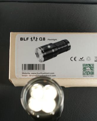 Torcia BLF Q8 con scatola like new