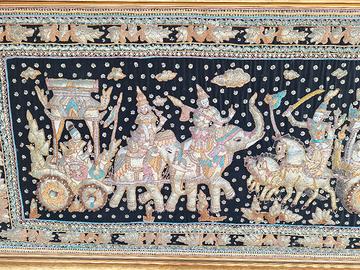 arazzo con paillets di grandi dimensioni