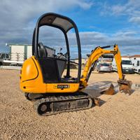 Miniescavatore jcb 8018 peso 18q carro allargabile