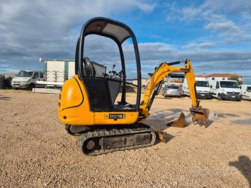 Miniescavatore jcb 8018 peso 18q carro allargabile