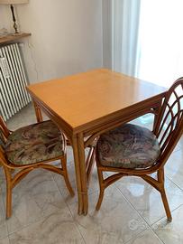 Tavolo allungabile bambu