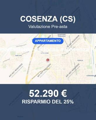 Immobile in asta di 84 m² a Cosenza