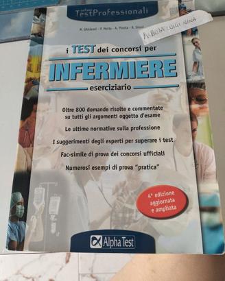 Libro I test dei concorsi per infermiere esercizia