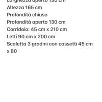 Letto a castello scorrevole