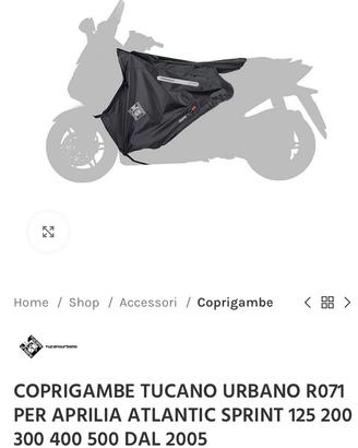 Coprigambe Tucano Urbano mod. R071 per Atlantic.