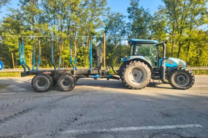 Trattore Landini serie   6/125  con rimorchio