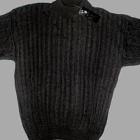 Maglione Pequena in misto Mohair color nero TG. 46