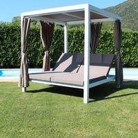 Gazebo letto con tende, per esterni