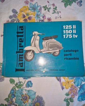lambretta innocenti 125LI  175tv catalogo ricambi