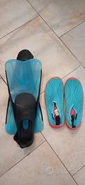 Pinne e scarpini ragazzi taglia 32-33