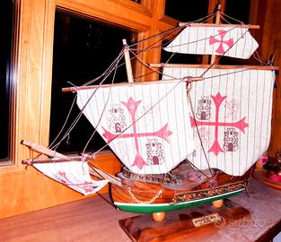 Caravella Veliero Santa Maria 1492 Modellino Legno