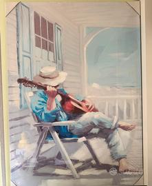 Stampa su tela Guitar I di Richard Macneil.