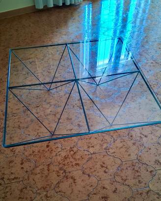 Tavolo salotto nero "Alanda" - Design Vintage