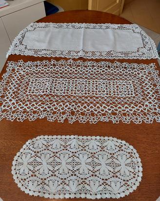 Set centrini in cotone 