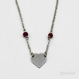 Collana Chimera argento 925 con un cuoricino L.310