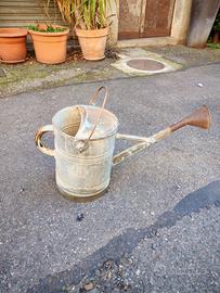 Innaffiatoio Vintage in Zinco Galvanizzato 
